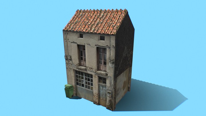 Abandoned House 3D Model