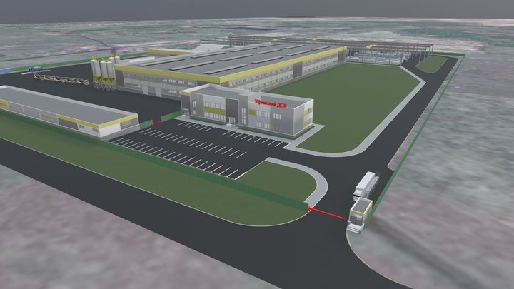Уфимский ДСК 3D Model