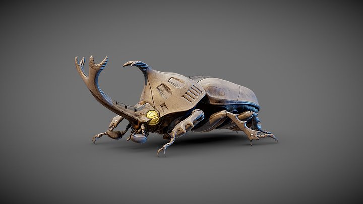 Beetle Armoured 3D Model