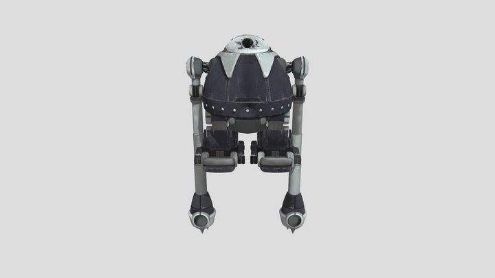 death egg robot guard by tenebrisd90 3D Model