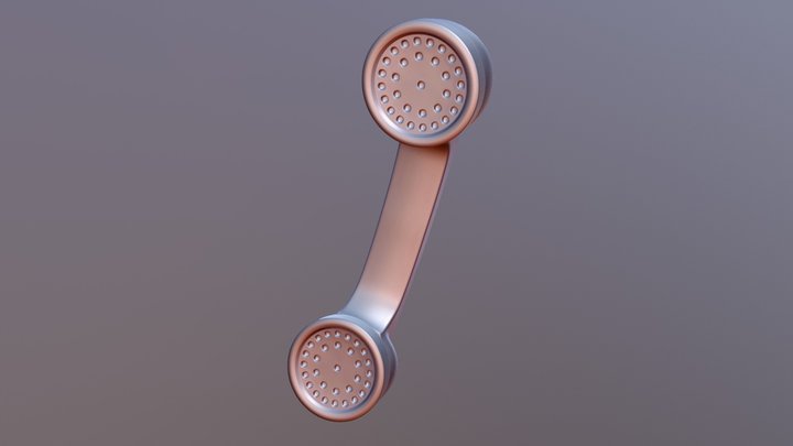 Old telephone 3D Model