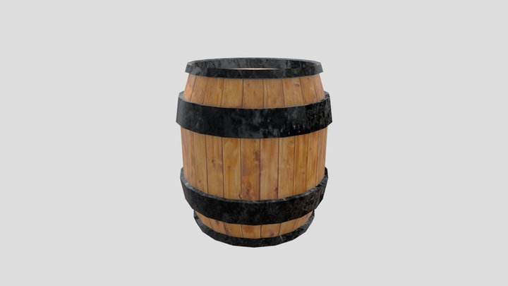 Barrel 3D Model