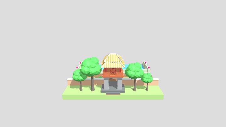 VAN MIEU LOWPOLY 2 3D Model