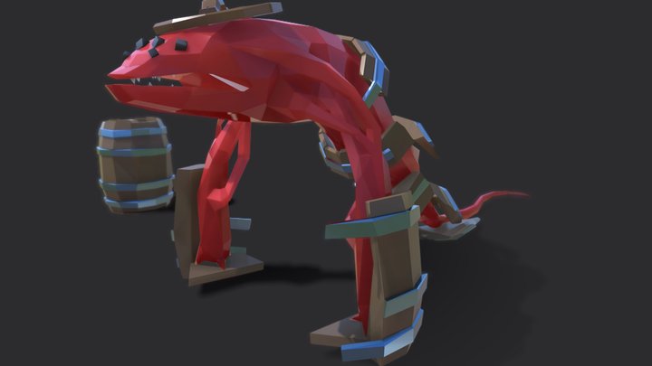 Creature Mimic 3D Model