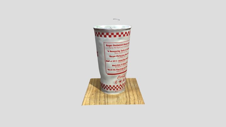 Five Guys Cup 3D Model