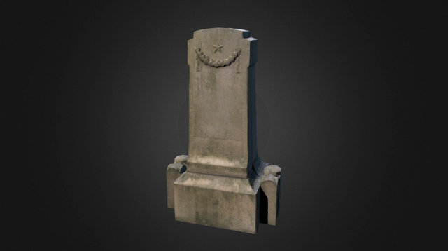 Grave Stone 08 3D Model