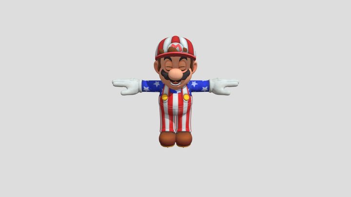 Nintendo Switch - Super Mario Odyssey Mario Golf 3D Model