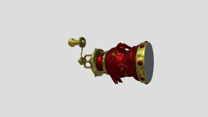 Pig Pepper Shaker 3 3D Model