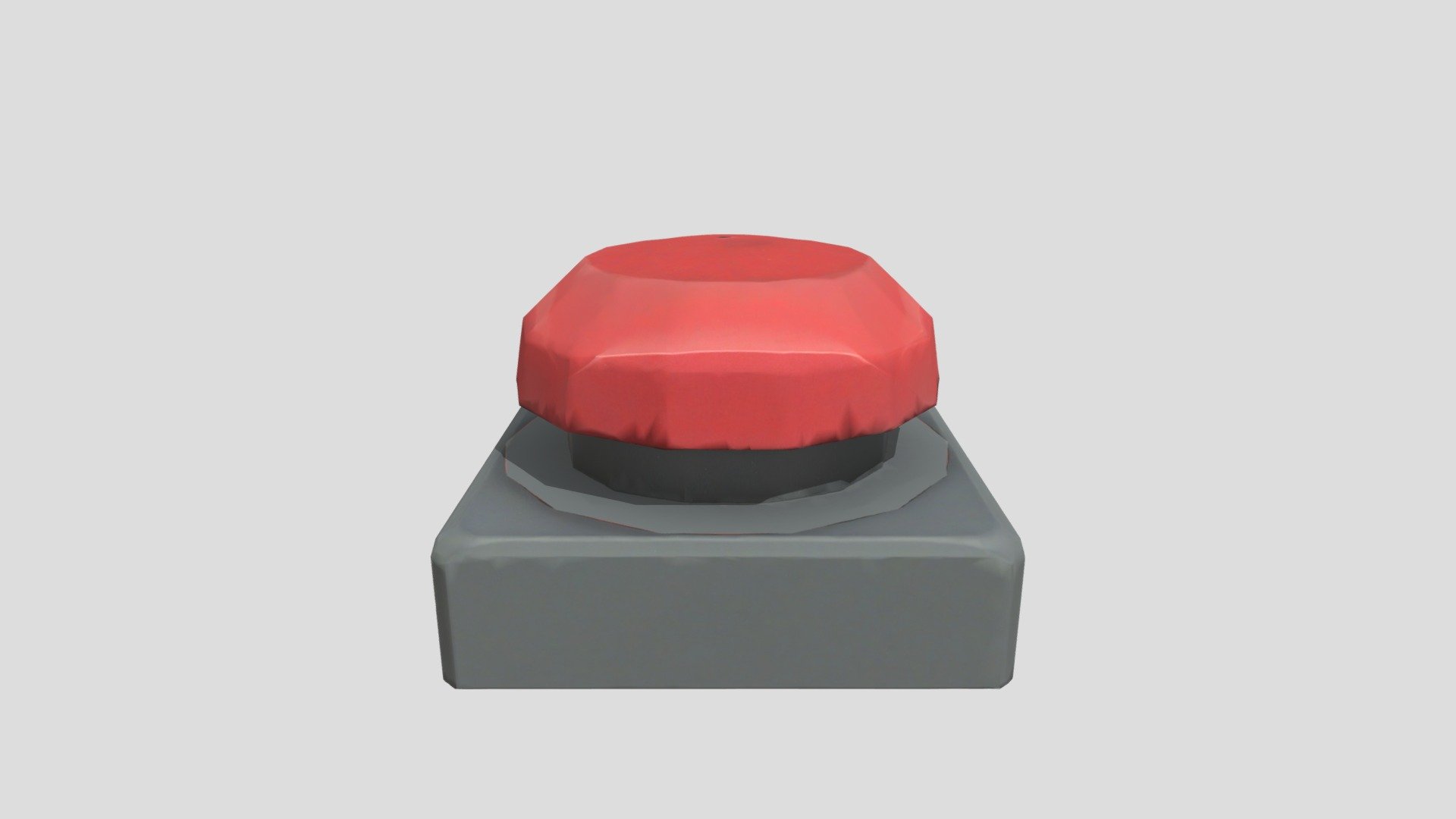 Emergency Stop Button low poly simple - 3D model by memelag [f686fbc ...
