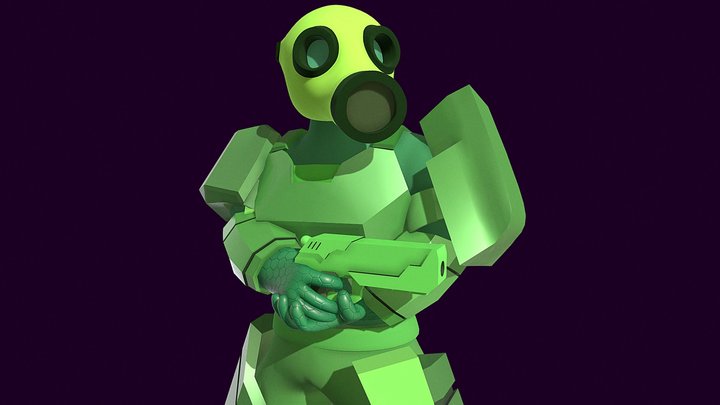 lanzaguisantes, plantas vs zombies 3D Model