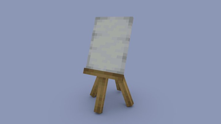 Easel 3D Model
