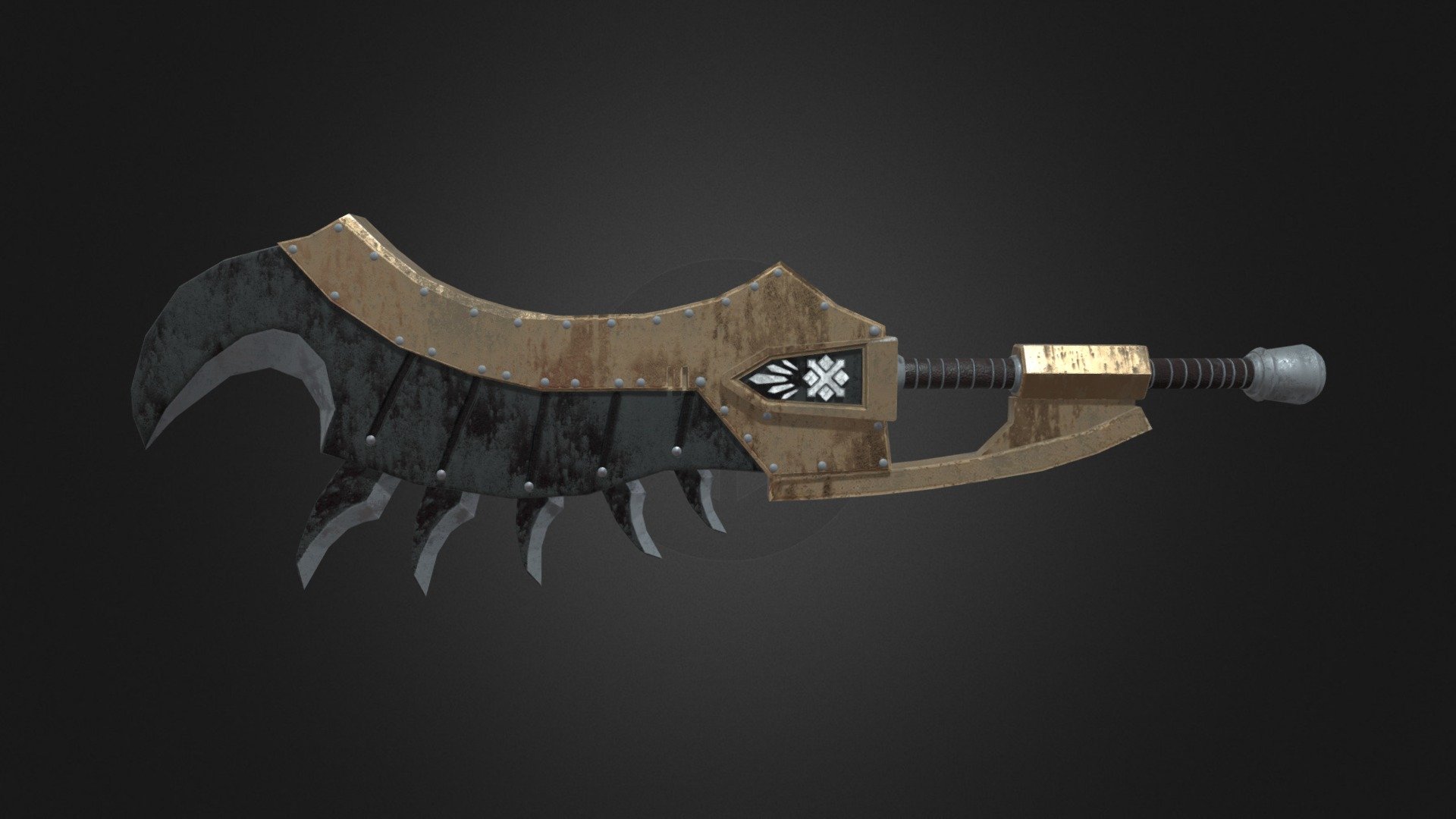 Ravager blade monster hunter 3D model by Alex...Rees [f687ea3