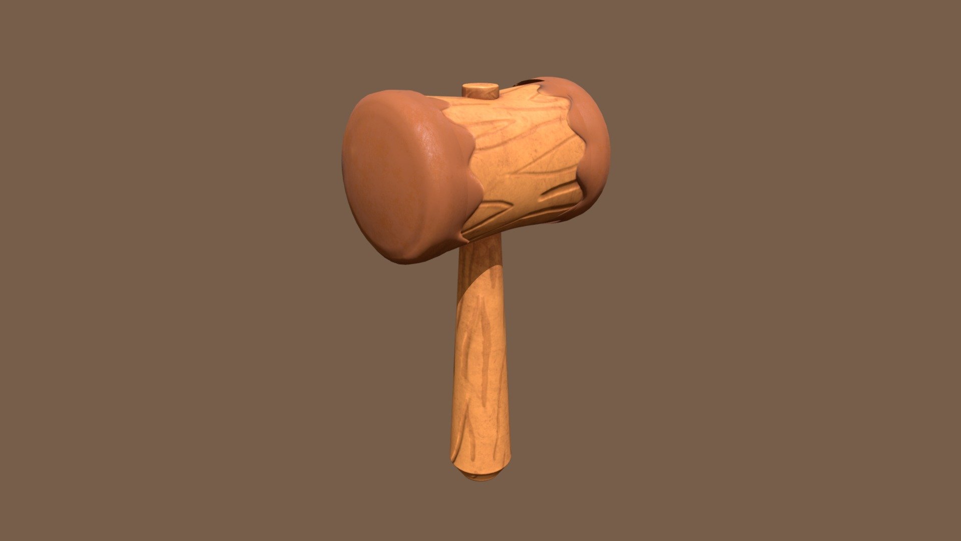 Wooden Mallet Download Free 3D model by BenAldJu [f688177] Sketchfab