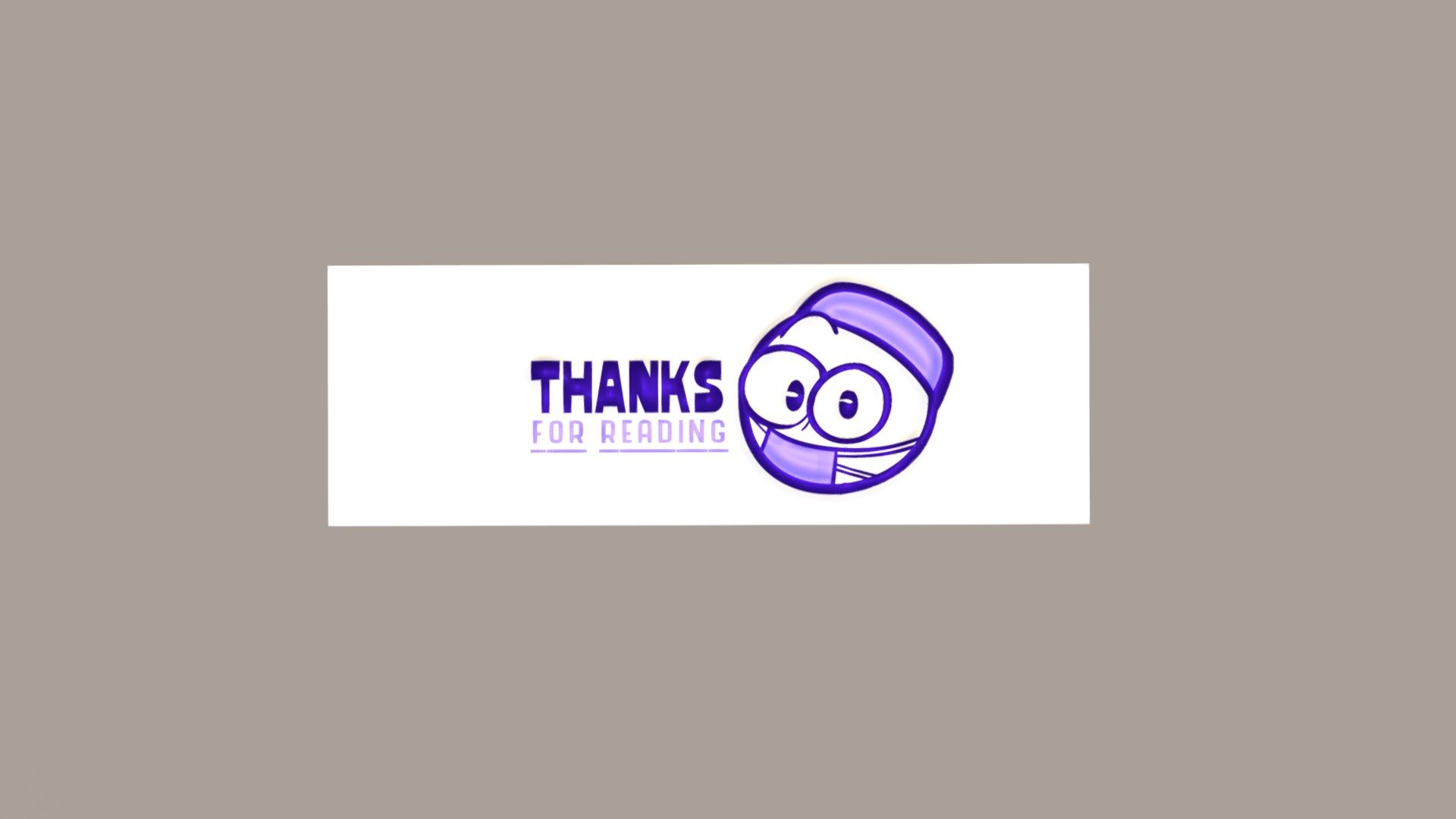 Thanks For Reading