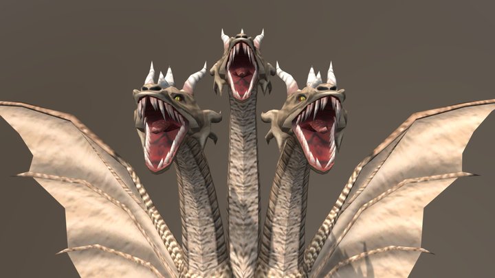 Ghidorah 2001 Wii (Godzilla Unleashed) Pipeworks – Free 3D Model STL