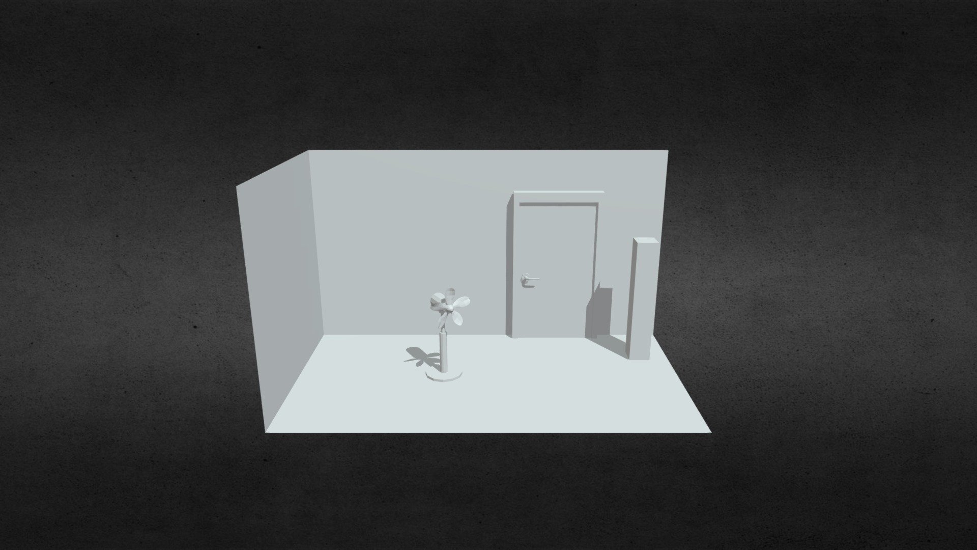 Door and Fan Animation — Sketchfab embed 3D viewer