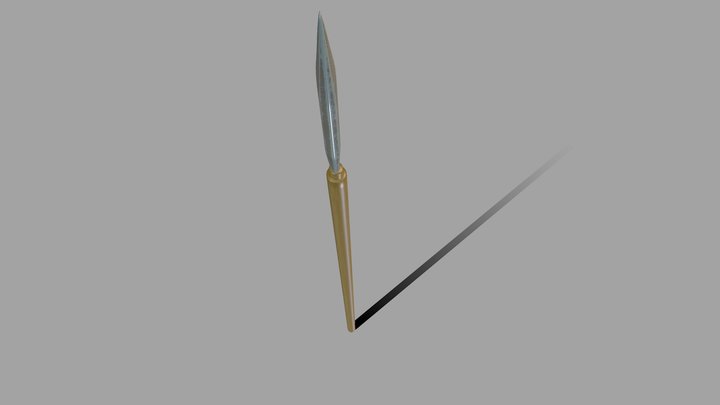 Blade Staff 3D Model
