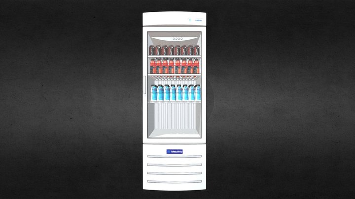 Display Freezer 3D Model