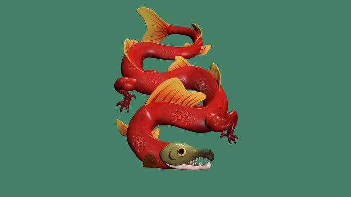 Lohikäärme 3D Model