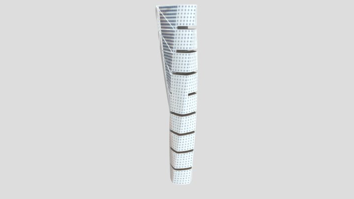 Twisted Tower 3D Model