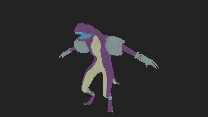 Lemurian - Risk Of Rain 2 3D Model