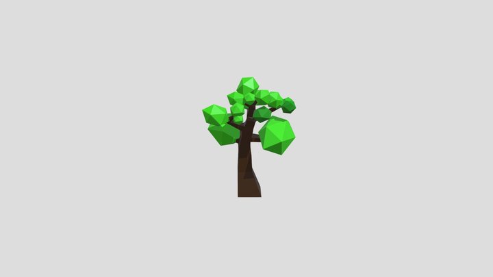 Low Poly Tree 3D Model