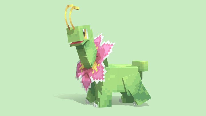 Meganium Minecraft (OLD) 3D Model