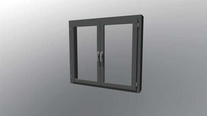 double glazed window 3D Model