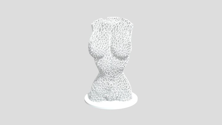 Female human body hollow, 3D printing
