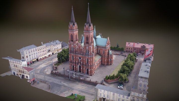 Kościół Wniebowzięcia Najświętszej Maryi Panny 3D Model