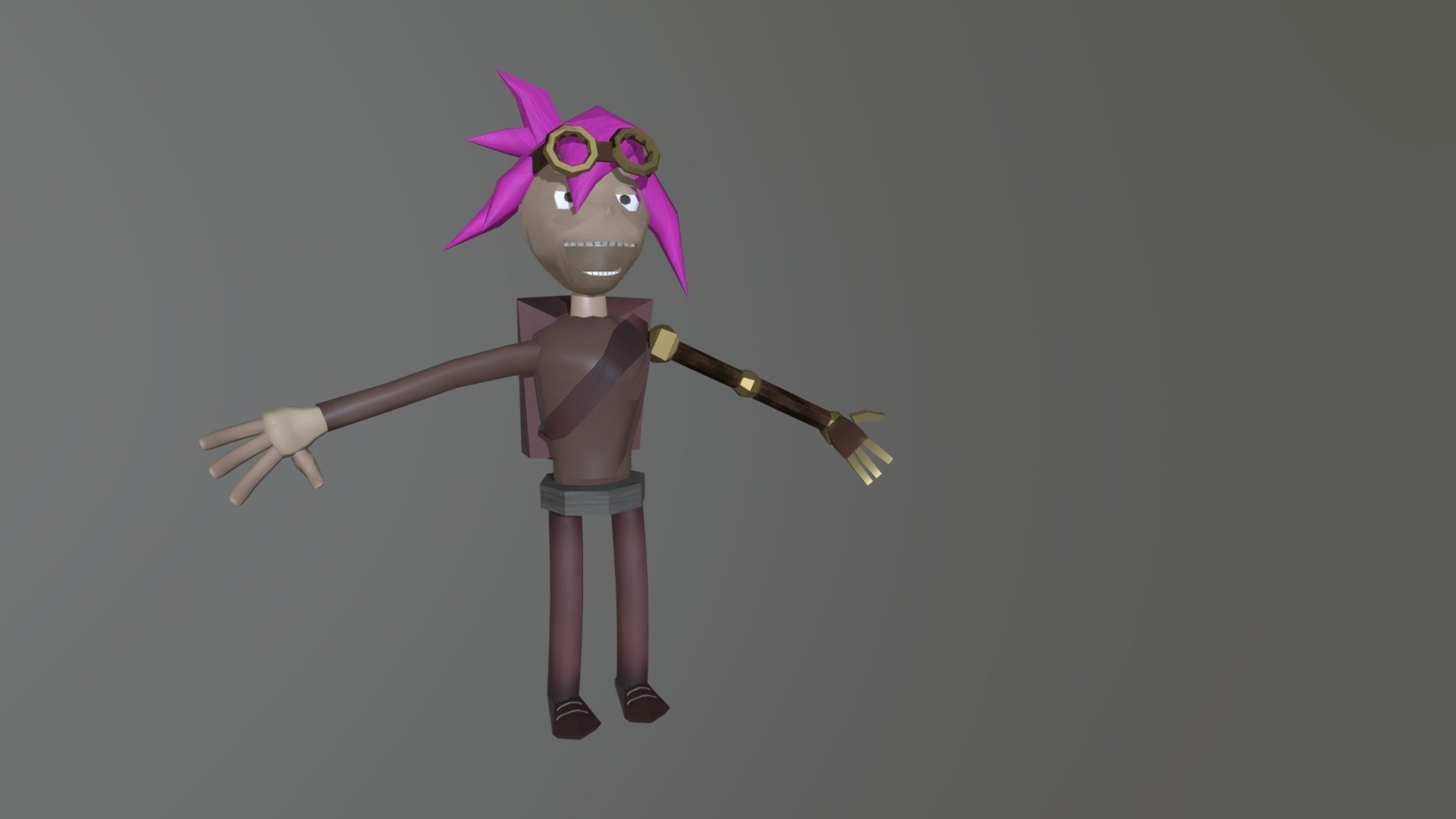 Steamgirl - 3D model by jc1234thetoonist [f692ec8] - Sketchfab