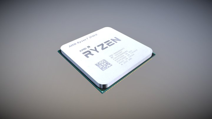 [CPU] Ryzen R7 3700X 3D Model