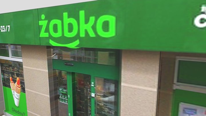 Żabka - Polish Shop 3D Model