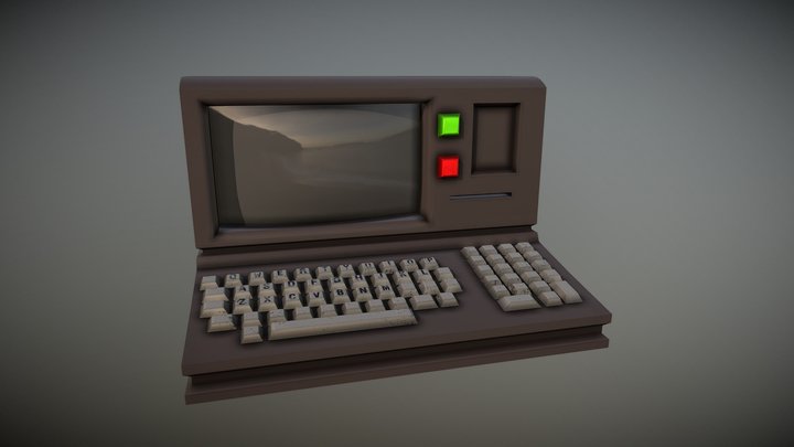 IBM Computer 3D Model