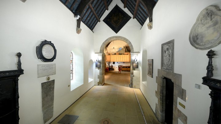 Durham chapel St Mary the Less interior 3D Model