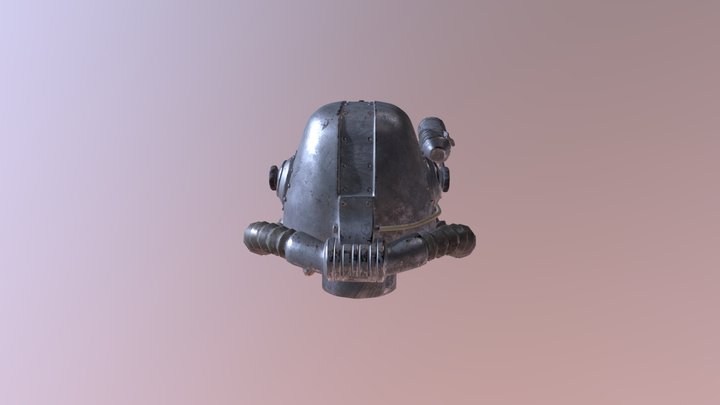 Fallout4(Helmet t45d) 3D Model