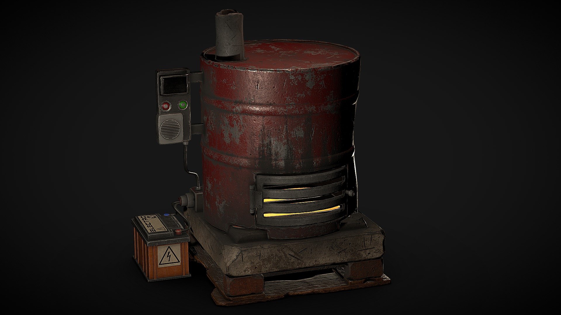 Handmade Electric Furnace 3d Model By Shedmon F695a96 Sketchfab 6151