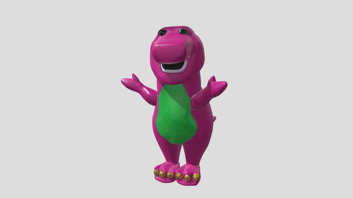 Barney The Dinosaur 3D Model