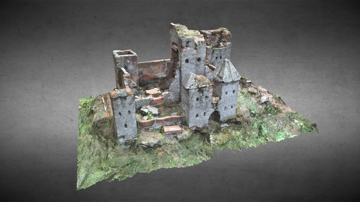 Tzv. Palečkův hrad, Jáchymov, Rovnost I. 3D Model