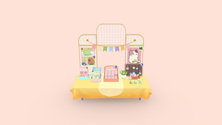 PinsStand 3D Model