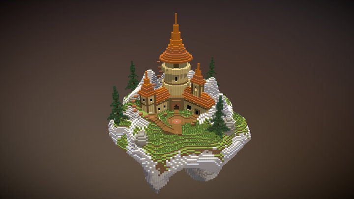 Lobby Medieval 3D Model