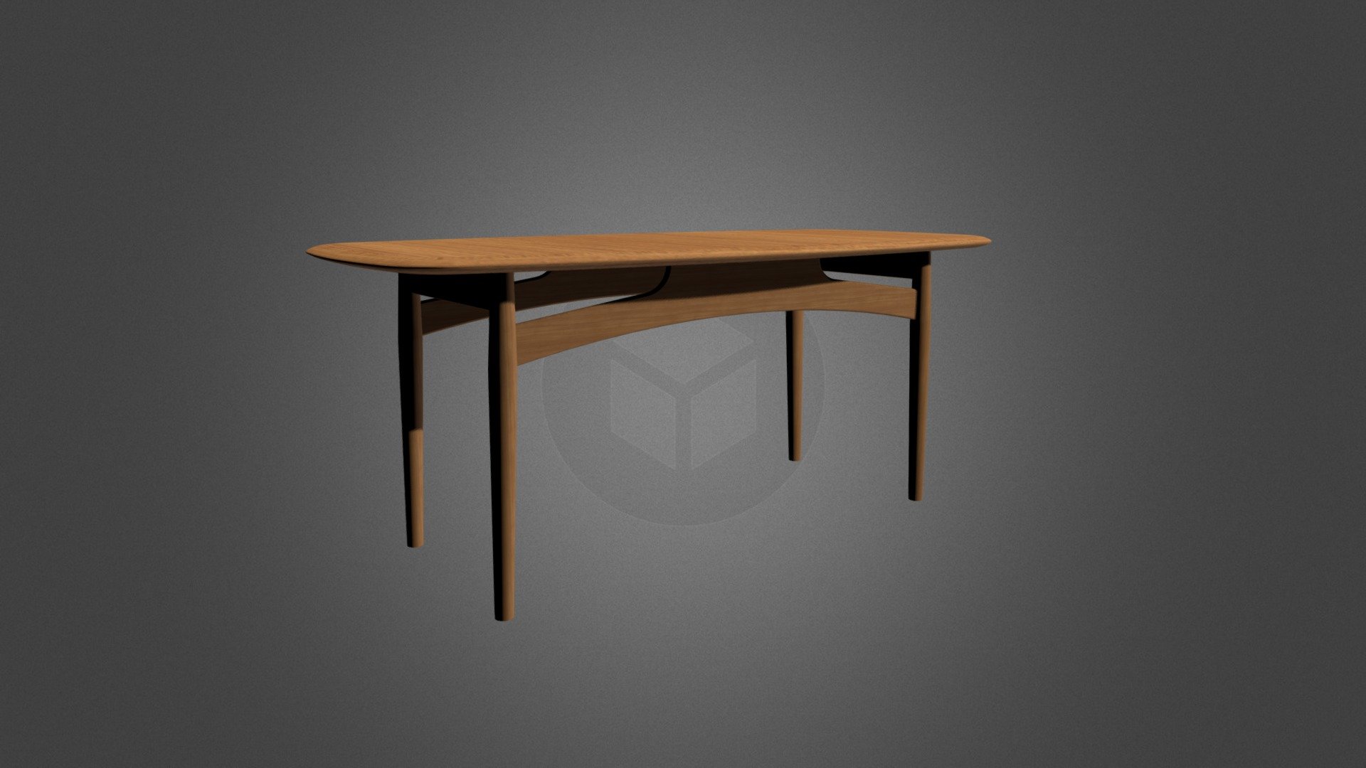 Mid Century Teak Dining Table