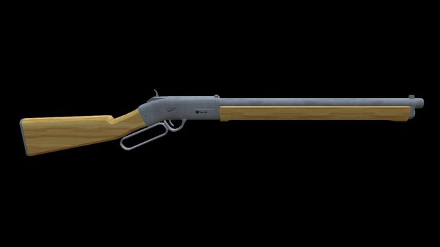 Type-4S Lever Action Shotgun by Imperator-Zor 3D Model