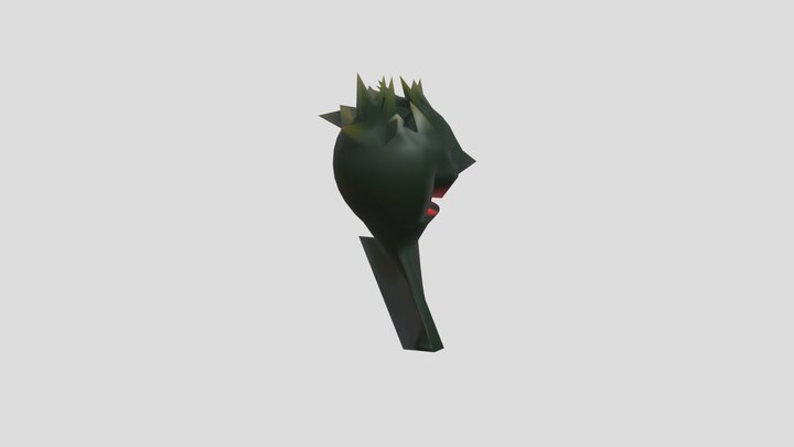 Monster Face 3D Model