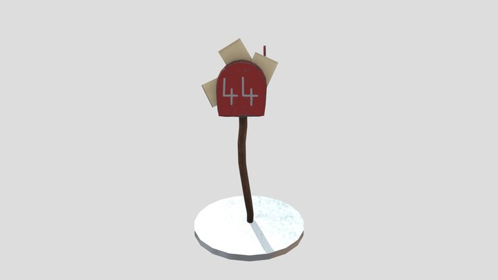 Texture Mailbox 3D Model