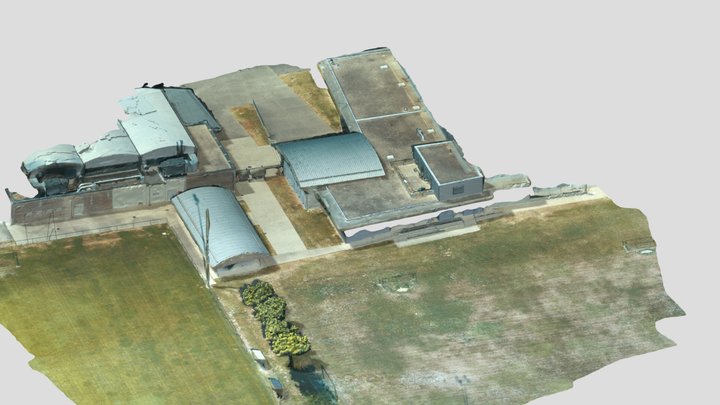 Gymnase 3D  St  Just Chaleyssin 3D Model