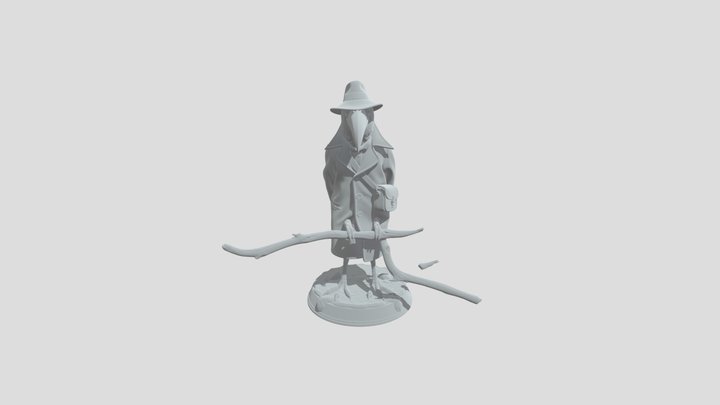 Toucan detective 3D Model