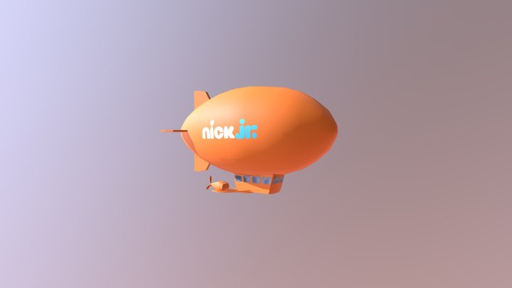 Nick Jr logo Blimp PC COMPUTER - ROBLOX 3D Model
