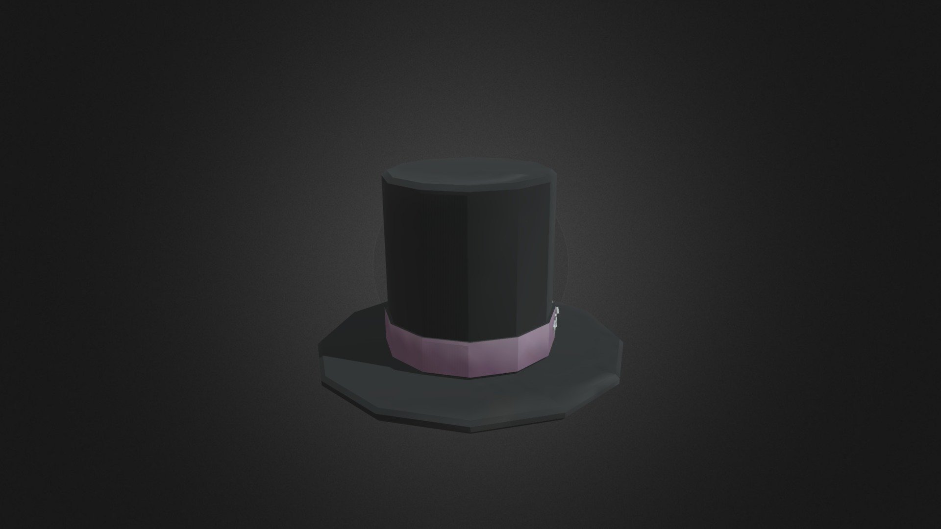 low poly steampunk hat