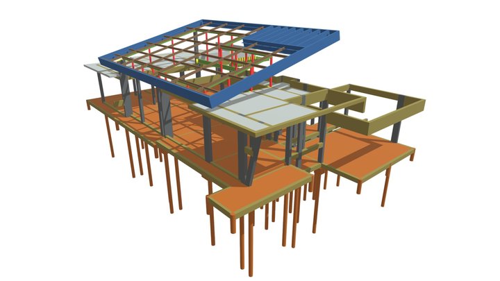 Projeto Estrutural - Bevilacqua - Juliana 3D Model